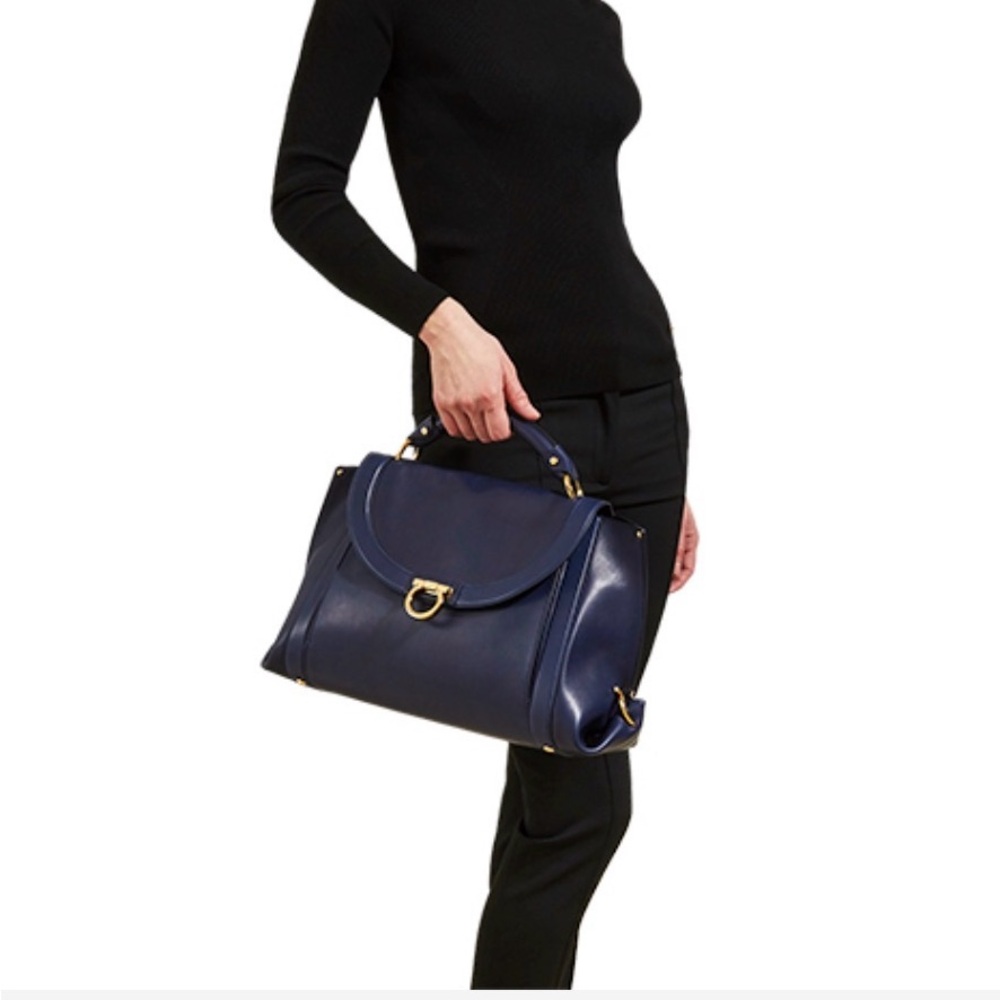 Salvatore Ferragamo Soft Sofia Leather Handbag - Picture 7 of 11